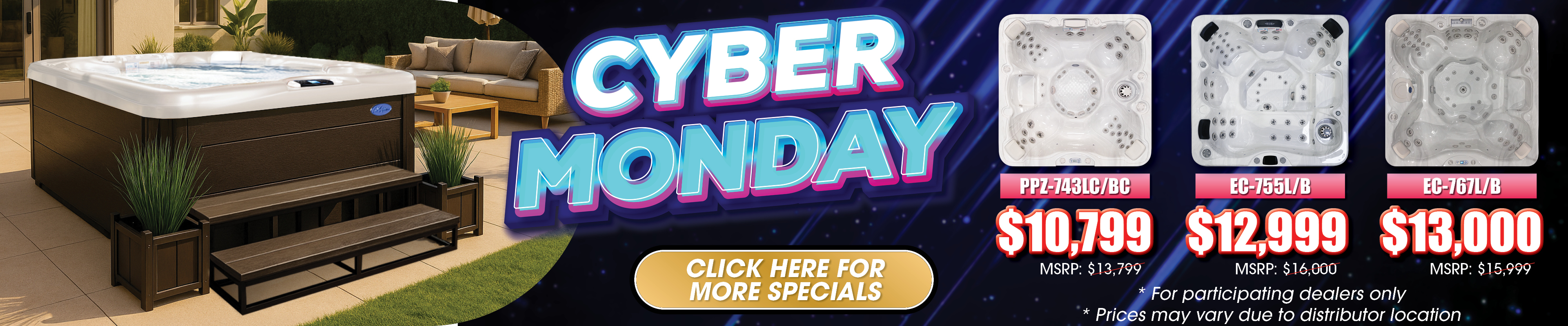 Calspas hot tub being used in a family setting - Corona